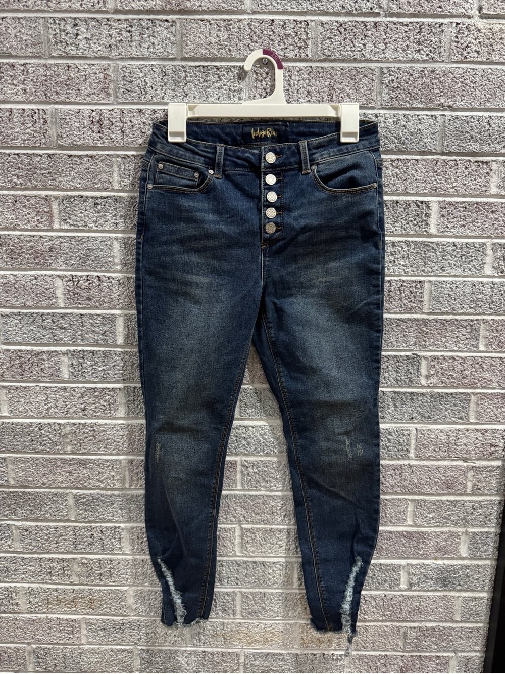 Indigo Rein Women’s Skinny Jeans - Dark Blue